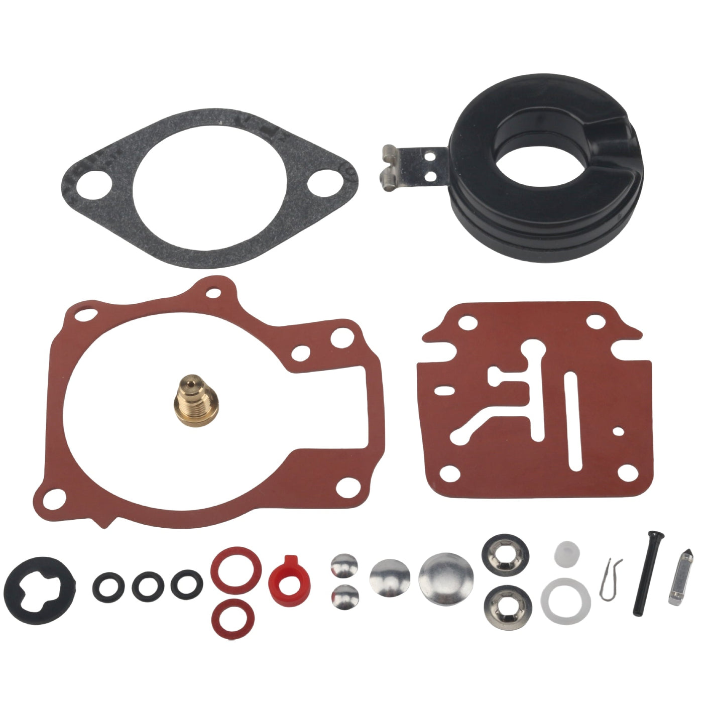 Carburetor Rebuild Kit – Fits Johnson/Evinrude 18-75 HP 2-Stroke (Replaces 396701, 398729, 392061)