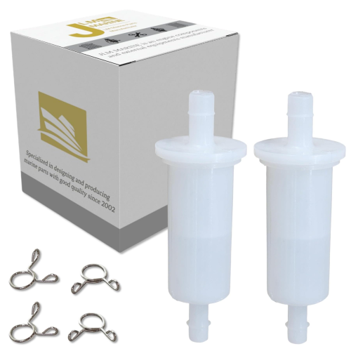Inline Fuel Filter – Fits Johnson/Evinrude & Mercury 3/8" (Replaces 398319, 802128A1)