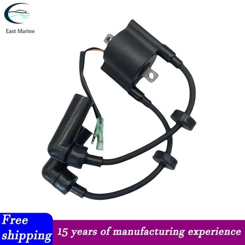 Ignition Coil – Fits Yamaha Outboard 9.9HP-40HP (Replaces 66M-85570-00-00, 6F5-85570-10, 6F5-85570-11, 6F5-85570-12, 6F5-85570-13)