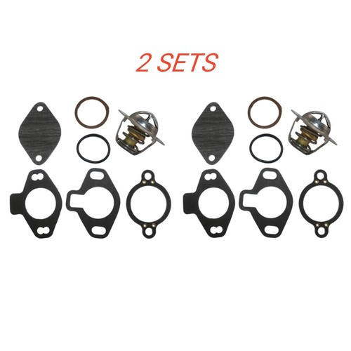 140°F Thermostat Kit – Fits MerCruiser V6/V8 4.3-8.2L (Replaces Mercury/MerCruiser 807252Q4, 807252T4, 807252T7, 8M0089715)