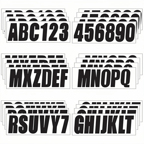3" Boat Registration Numbers and Letters Sticker Decals – Fits Boats & Personal Watercraft (Replaces OEM Registration Decals)