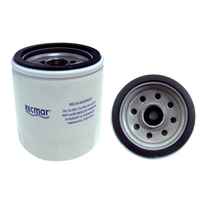 Oil Filter – Fits Mercury/Mariner F225 & Yamaha 225 HP 4-Stroke Outboards (Replaces 35-822626Q15, 69J-13440-00-00)