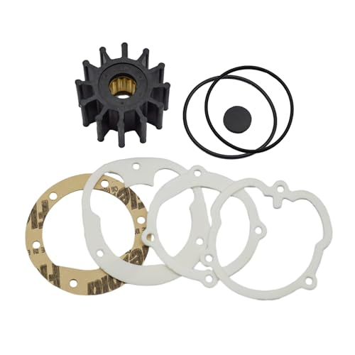 Flexible Impeller Kit – Fits Jabsco/Johnson (Replaces Volvo Penta 21951346, 3862281, 3858256)