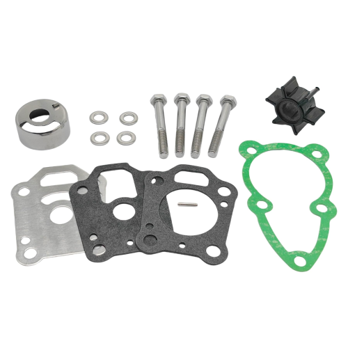 Boat Marine 369-87322-0 Water Pump Impeller Repair Kit for Tohatsu Nissan 4 5 6 HP Outboard Motor NS4C M4C NSF4 MFS4 NS5B M5B NSF5 MFS5 NSF6 MFS6 Replace 369873220M 369873221M