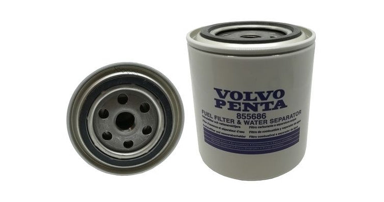 Volvo Penta Fuel Filter 855686-2 – Fits Volvo Penta 4-Cylinder to V8 (Replaces 855686)