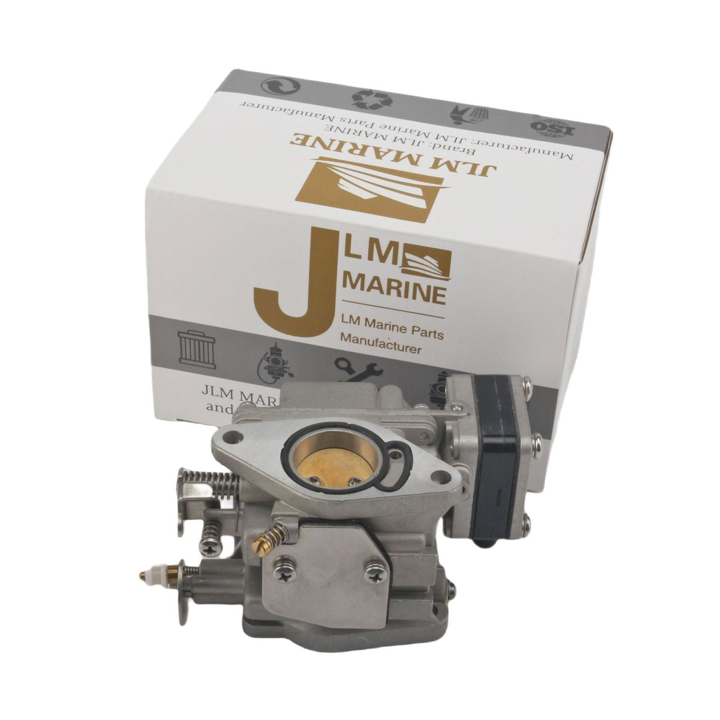 Carburetor Assembly – Fits Tohatsu/Nissan 18HP MX18E2 (Replaces Tohatsu 3LD-03100-2, Nissan 3LD03100M)