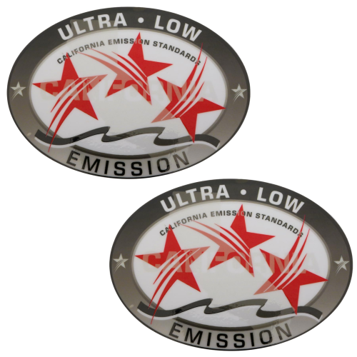 3-Star Decal – Fits Multiple Marine Outboard Brands (California Emissions Certification)