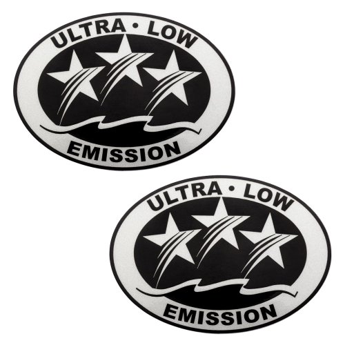 Ultra-Low Emission 3-Star Decal – Fits Mercury/Yamaha/Johnson/Evinrude/Honda Outboard Motors (Replaces Mercury 803641A99)