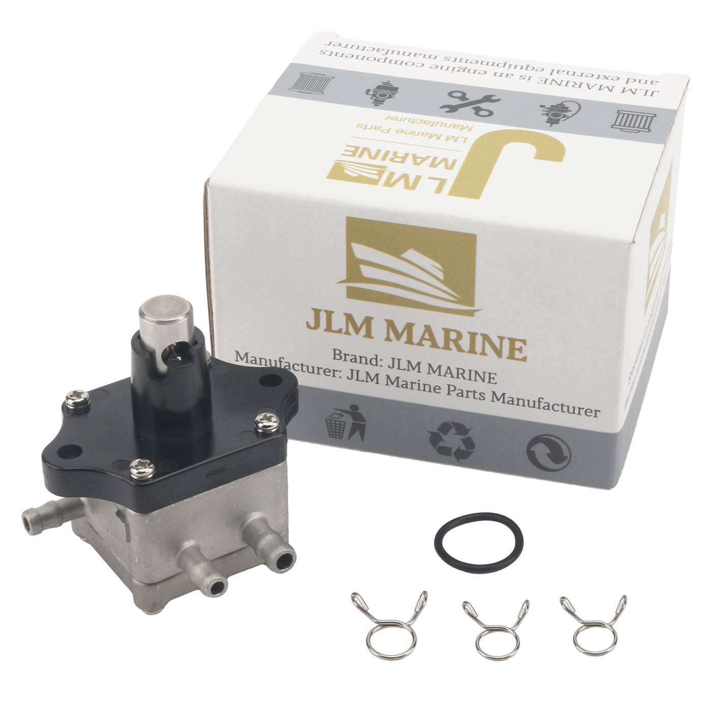 Outboard Fuel Pump – Fits Honda Marine 25-90 HP 4-Stroke (Replaces 16700-ZV5-003, 16700-ZW1-004)