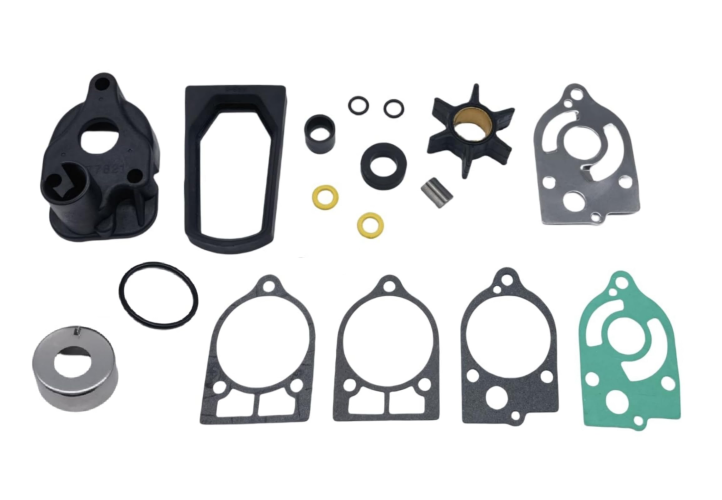 Water Pump Impeller Kit – Fits Mercury Marine 2-Cycle Outboards 30-70 HP (Replaces Mercury 46-77177A3, Sierra 18-3324)