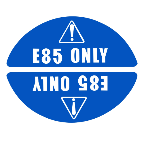 E85 Only Fuel Cap Stickers – Fits Multiple Vehicle Types (Replaces OEM Gas Cap Labels, QuickMarine E85 Only Stickers, Fuel Stickers E85 Flex Fuel Labels)