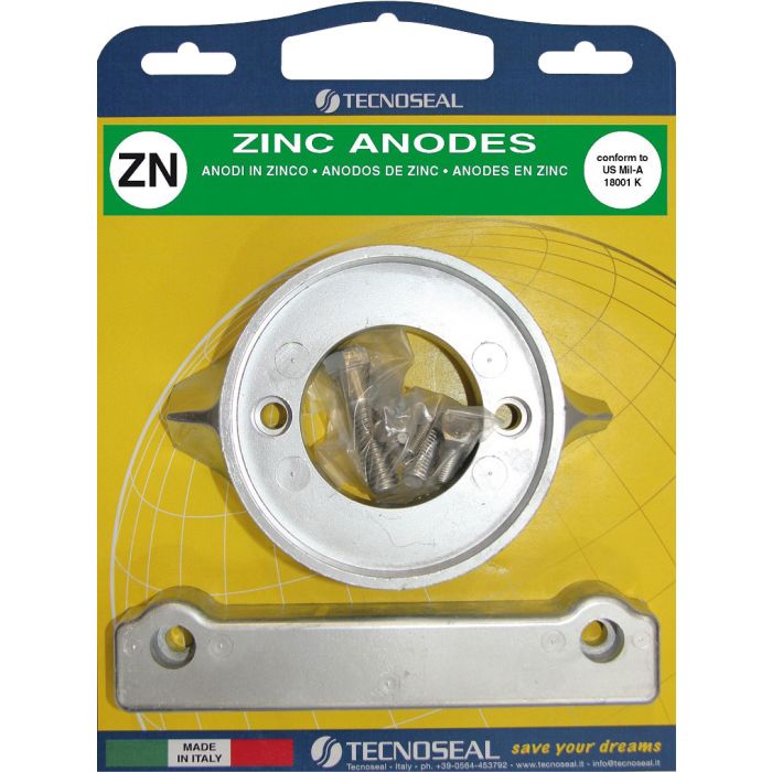 Zinc Anode Kit – Fits Volvo Penta 280 Stern Drive (Replaces 875815-3, 832598)