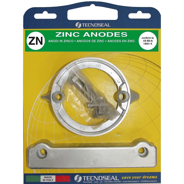 Zinc Anode Kit – Fits Volvo Penta 280 Duo Prop Series (Replaces 875821, 832598)