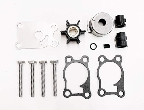 Water Pump Impeller Kit – Fits Johnson/Evinrude 4-8 HP Outboards (Replaces 396644, 0396644, 18-4529)