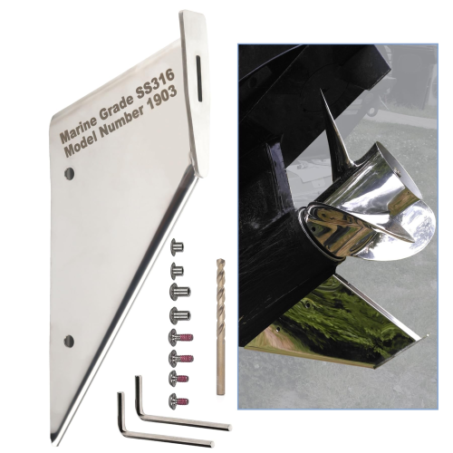 Skeg Protector Guard – Fits Mercury/Mariner 40-60 HP (Replaces GlückMarine 27341, SkegGuard 462-254-27341)