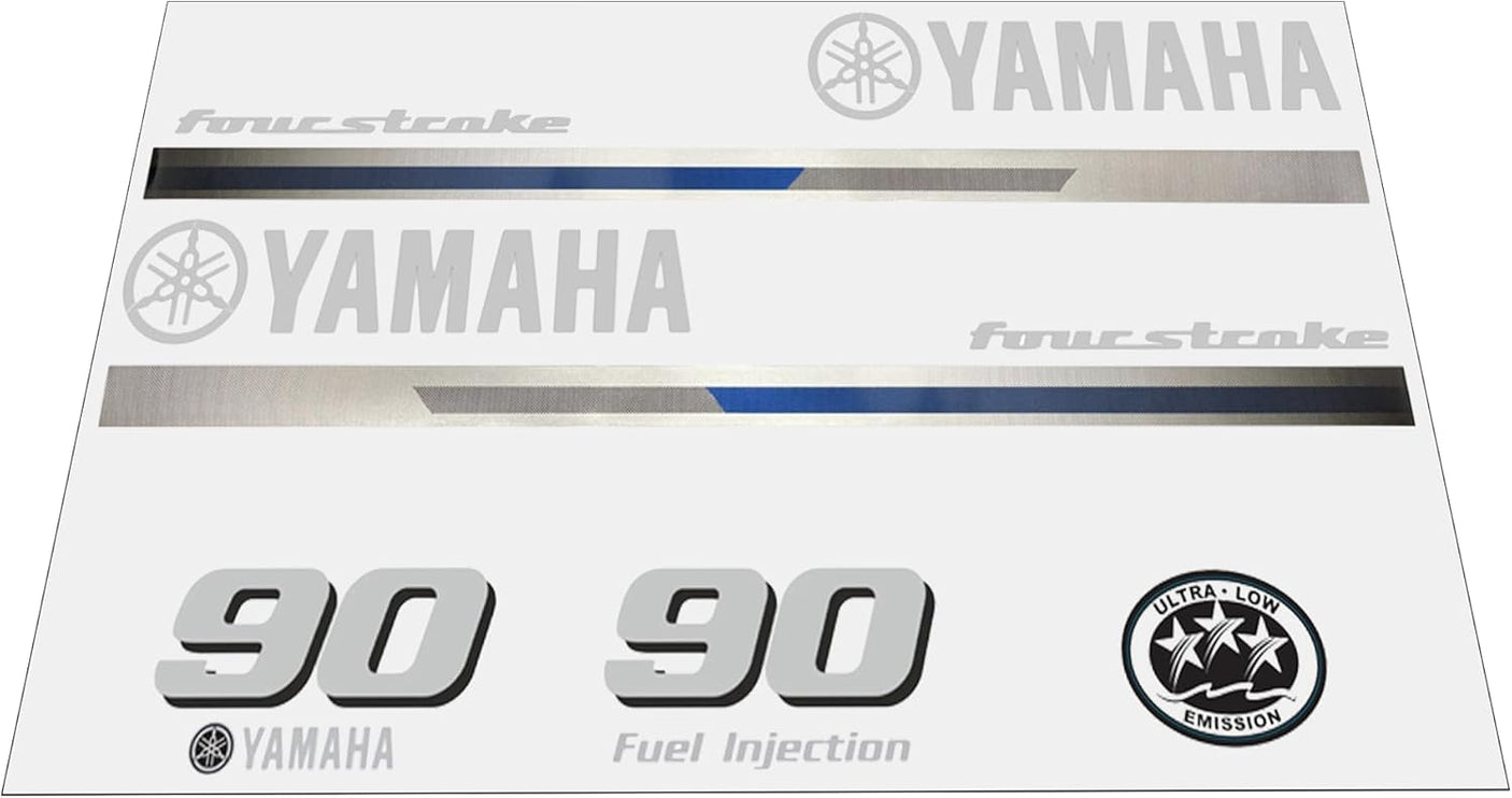 Decal Sticker Kit – Fits Yamaha 60HP 2-Stroke & 4-Stroke