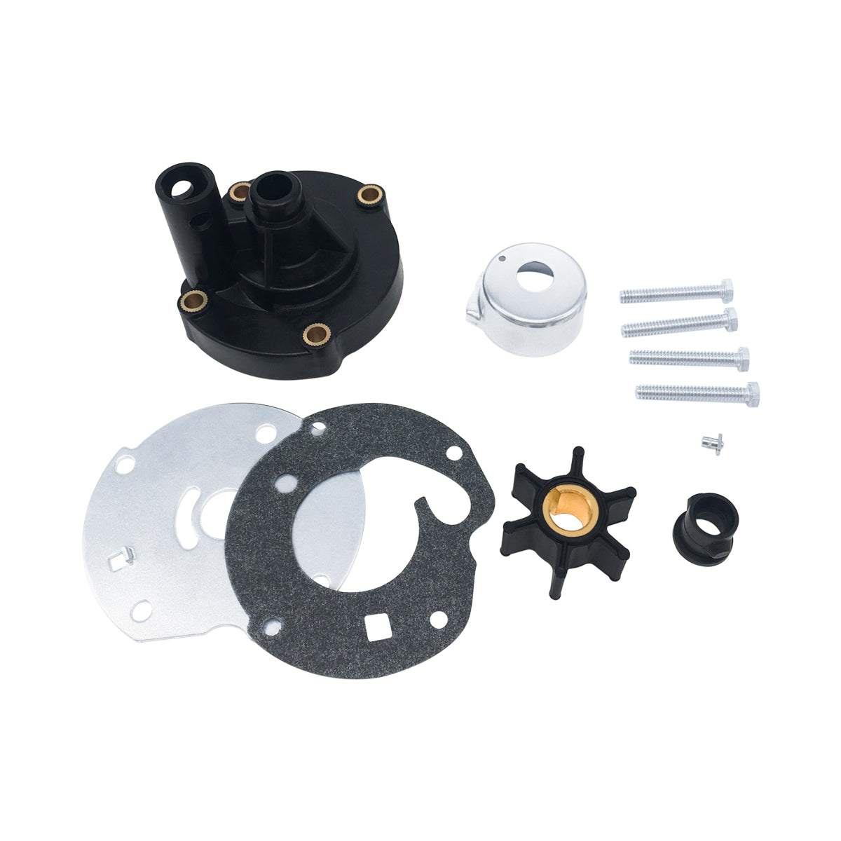 763758 Water Pump Impeller Kit with Housing for Johnson Evinrude OMC Outboards 25-50 HP | SeaSierra