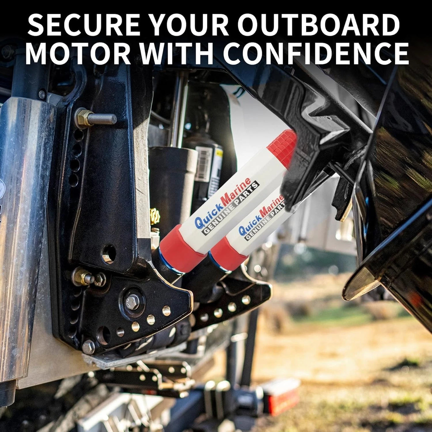 Transom Support Saver – Fits Yamaha, Mercury, Suzuki and others 30-450 HP (Replaces QuickMarine TS004)