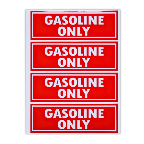 Fuel Tank Cap Sticker – Fits Universal Marine & Automotive Applications (Replaces Multiple Aftermarket Options)