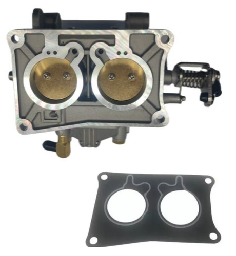 Carburetor with Gasket – Fits Yamaha 40HP 2-Stroke E40G E40J E40 (Replaces 6F6-14301-00, 6F5-14301-00)
