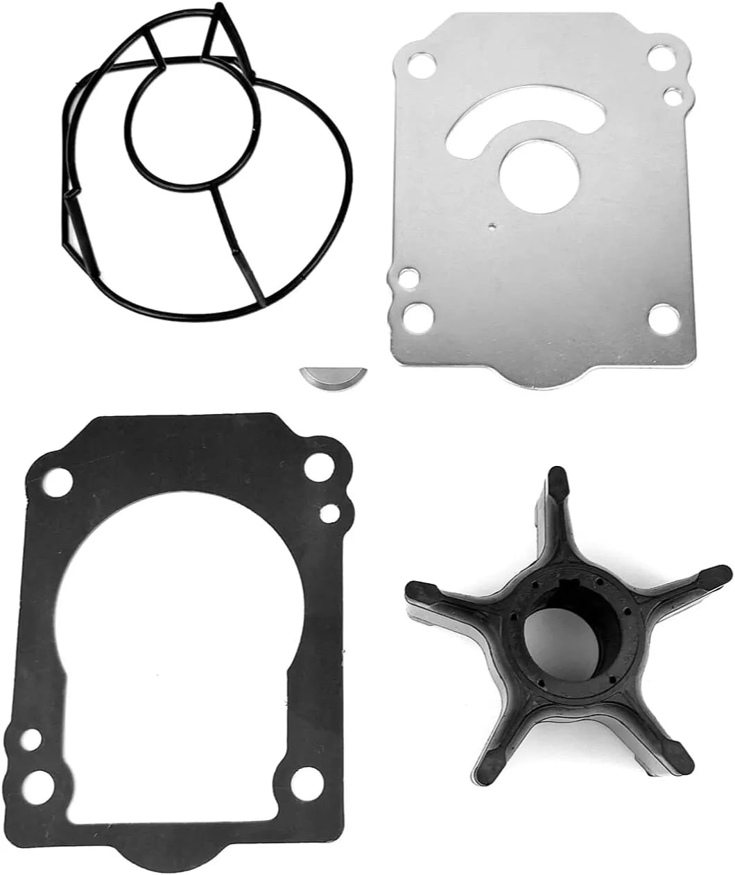 Water Pump Impeller Repair Kit – Fits Suzuki 200/225/250HP 4-Stroke Outboard (Replaces 17400-93J00/93J01/93J02/93J03/93J04/93J05)