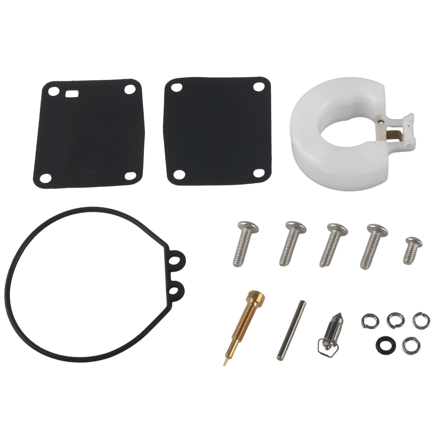 Carburetor Rebuild Kit – Fits Yamaha 3-8HP & Tohatsu/Nissan 4-9.8HP 2-Stroke Outboards (Replaces 6G1-W0093-00-00, 369-87122-1)