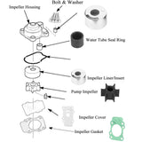 682-W0078-A1-00 Water Pump Kit for Yamaha and Mariner 9.9-15 HP 2 & 4 Stroke Engines | SeaSierra