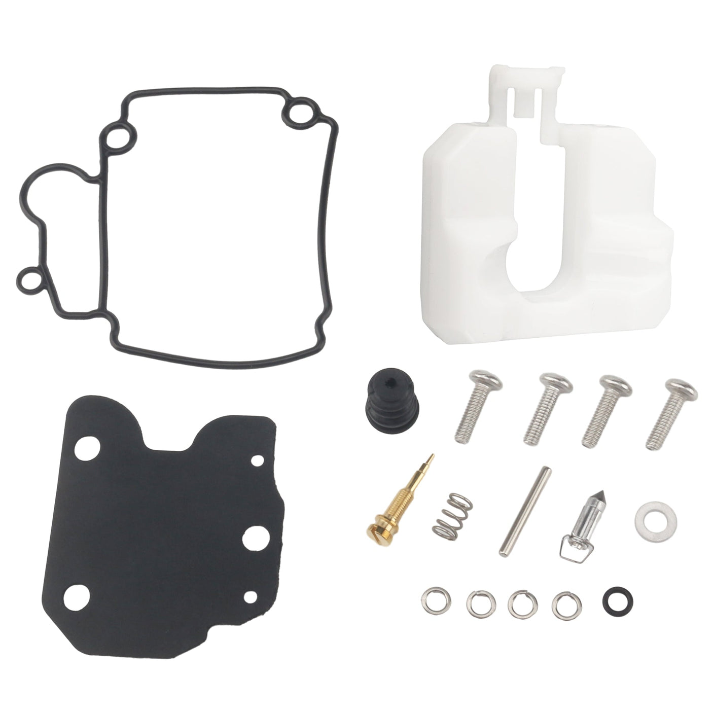 Carburetor Repair Kit – Fits Yamaha/Mercury/Mariner 25HP-40HP 4-Stroke Outboards (Replaces 65W-W0093-02-00, 65W-W0093-01-00)