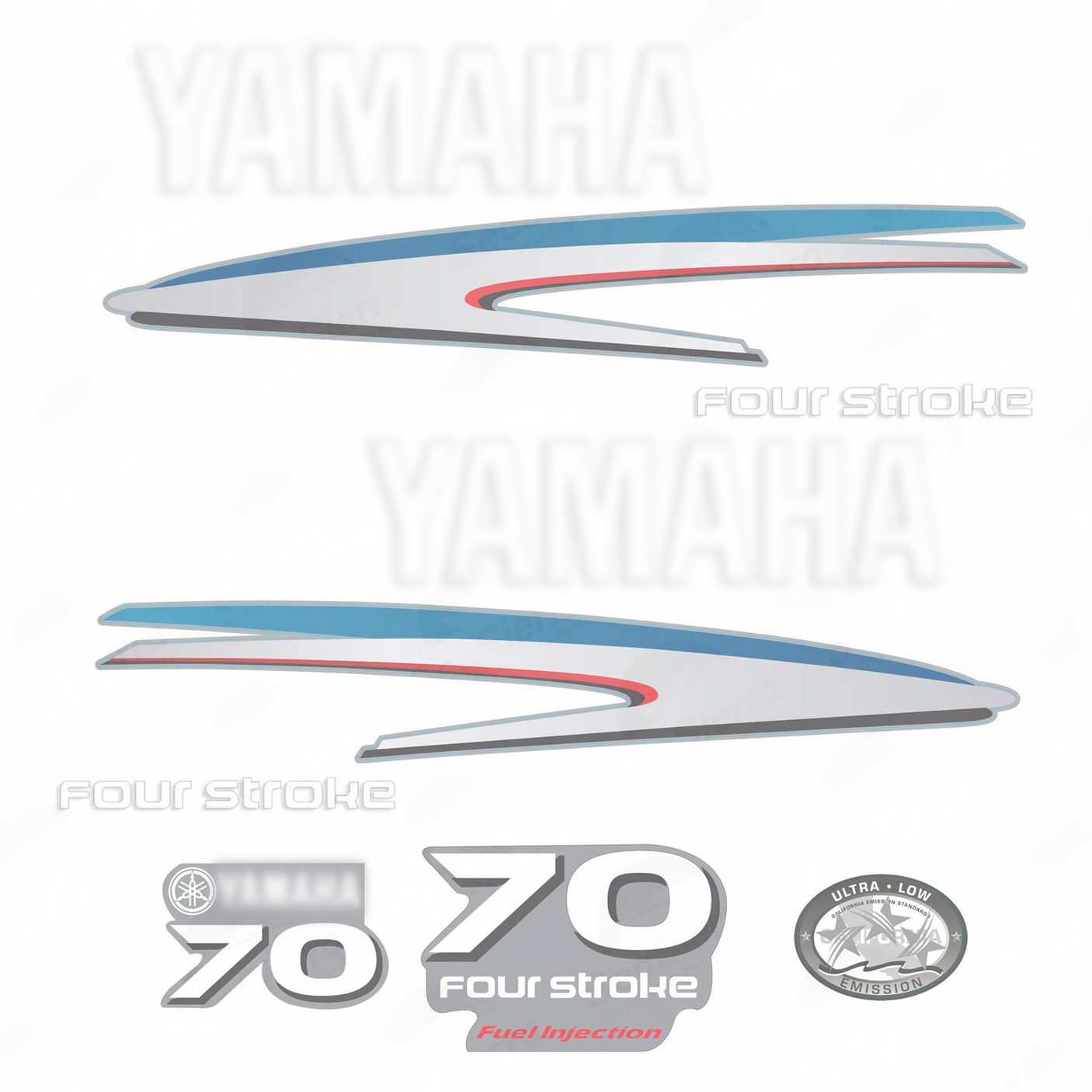 Outboard Engine – Fits Yamaha F70 70hp 4-Stroke (Replaces F70)