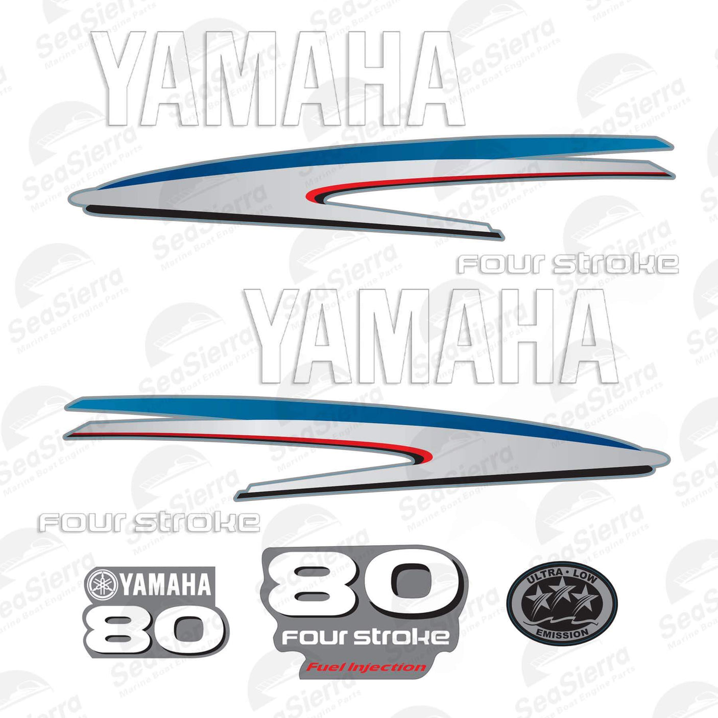 Outboard Engine – Fits Yamaha 80HP (Replaces F80LB, F80D)