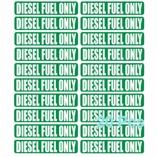 Diesel Fuel Only Stickers – Fits Fuel Tanks, Gas Caps, Trucks, Tractors (Replaces B0F1D3FFZL)