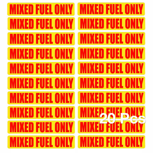 Mixed Fuel Only Stickers – Fits Outboard Motors, Fuel Tanks & Gas Cans (Replaces SupremeMarine 683370653092)