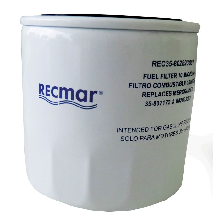 10 Micron Fuel Water Separator Filter – Fits Mercury/MerCruiser Engines (Replaces 35-802893Q01)