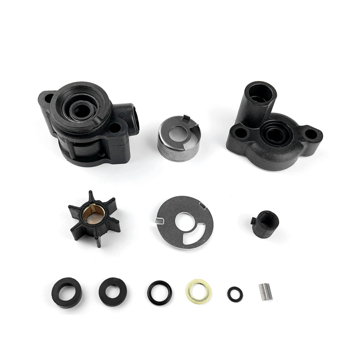 18-3446 Water Pump Impeller Kit with Housing for Mercury Mariner Force Outboards 2 Stroke Carb 3.9 4 4.5 6 7.5 9.8 HP Driveshaft Dia 0.456 IN | SeaSierra