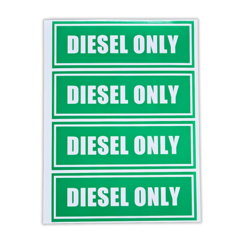 Warning Decal – Fits Marine Vessels & Land Equipment (Replaces OEM Warning Decals)