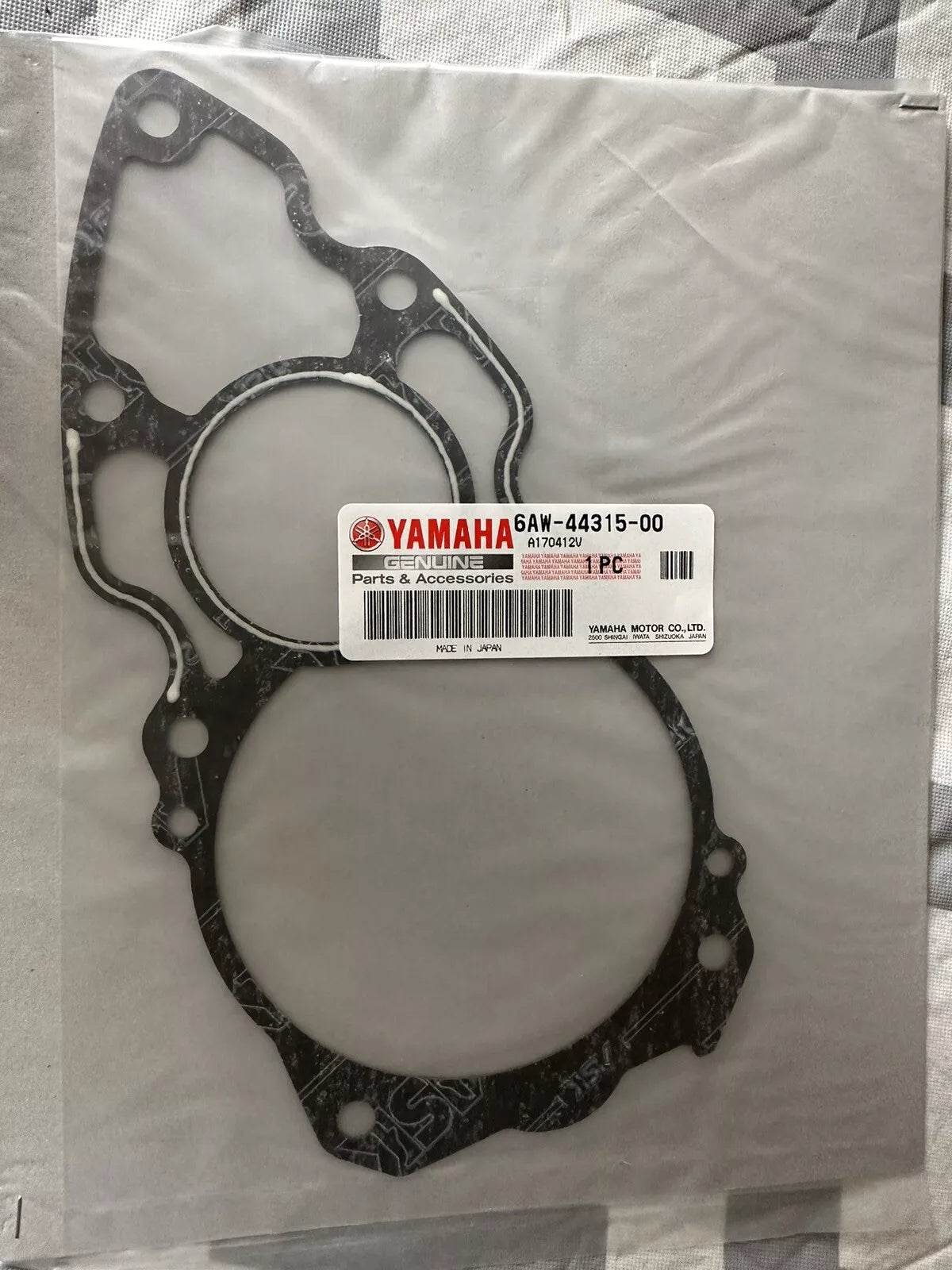 Water Pump Gasket – Fits Yamaha F300/F350 V8 Outboards (Replaces 6AW-44315-00-00)