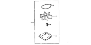 18-3284 Water Pump Impeller Kit for Honda 4 Stroke 115 135 150 HP BF115 BF135 BF150 Boat Motor Engine Parts | SeaSierra