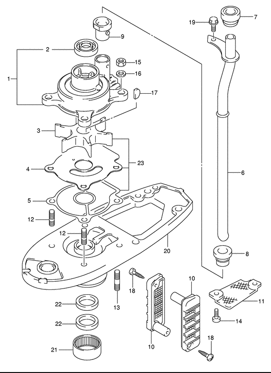 18-3242 Marine Water Impeller Pumps Kit for Suzuki Outboard | SeaSierra