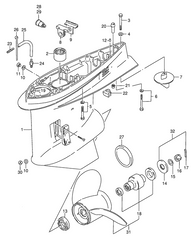 Lower Unit Seal Kit for Suzuki DT150-DT200 HP Outboard | SeaSierra