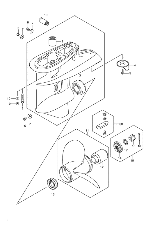 18-8337 Lower Unit Seal Kit for Johnson/Evinrude, Mallory, and Suzuki Outboards | Sea Sierra