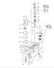 18-8382 Lower Unit Seal Kit for Yamaha 225Hp EFI/250Hp EFI | SeaSierra