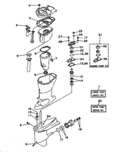 63D-W0078-01-00 Water Pump Impeller Repair Kit for Yamaha F40, F50, F60, C40, C50, P40, P50 | SeaSierra