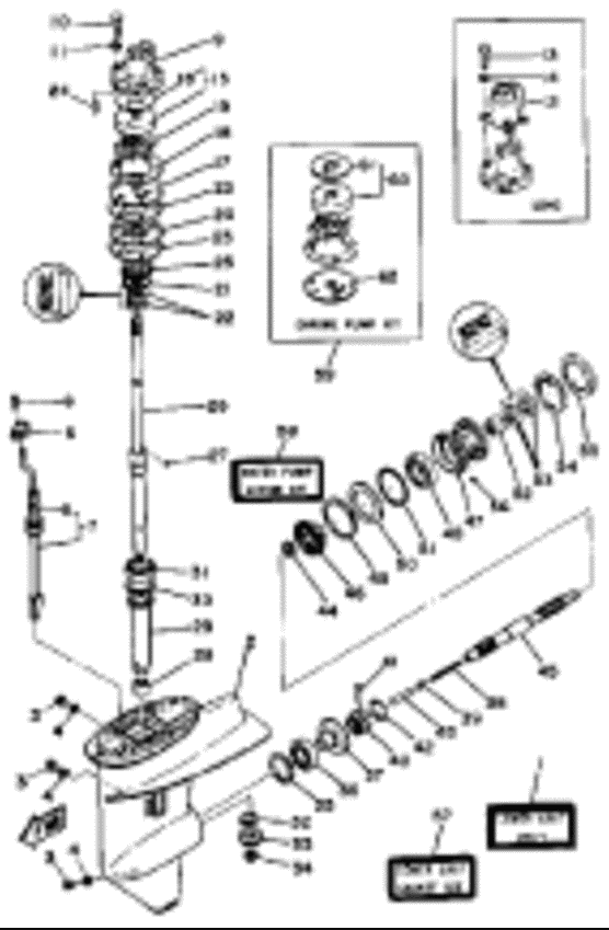 18-3426 Water Pump Kit with Housing for Yamaha 25, 30HP | SeaSierra