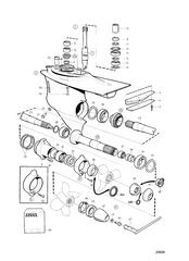 18-8358 Lower Unit Seal Kit for Volvo 280DP/290DP by Sea Sierra International