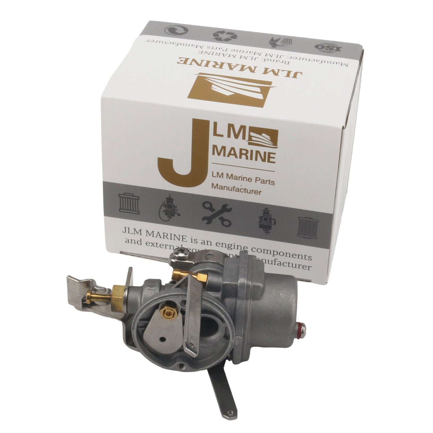 Carburetor – Fits Tohatsu & Nissan 2.5HP & 3.5HP 2-Stroke (Replaces 3F0-03100-4, 3D5-03100)