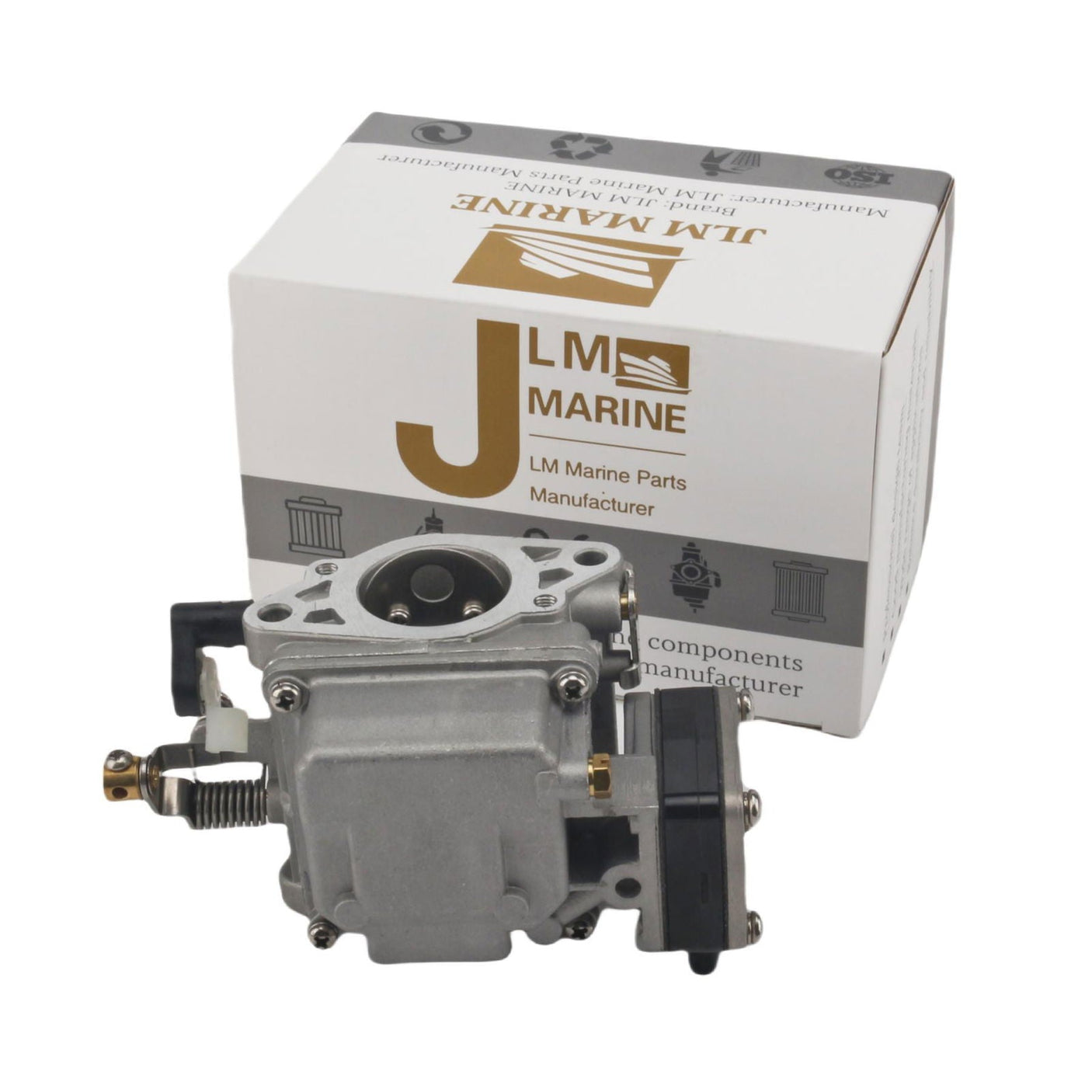 Carburetor Assembly – Fits Yamaha 2-Stroke 9.9HP & 15HP Outboard Motors (Replaces 6B4-14301-00)