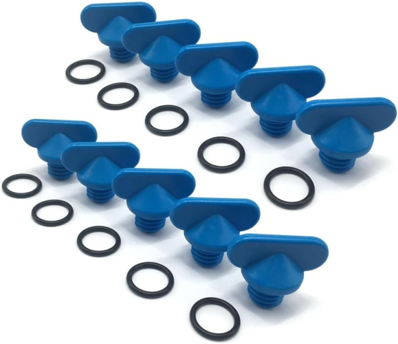 Manifold Engine Block Drain Plug Kit – Fits MerCruiser/Mercury Inboard Engines (Replaces 22-806608A02, Sierra 18-4226)