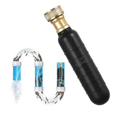 Drain Bladder Kit – Fits Drain Pipes 1.5 to 3 Inch (Replaces GlückMarine Medium Drain Cleaning Bladder, Fosenlion Medium Drain Cleaning Bladder, Drain King 186)