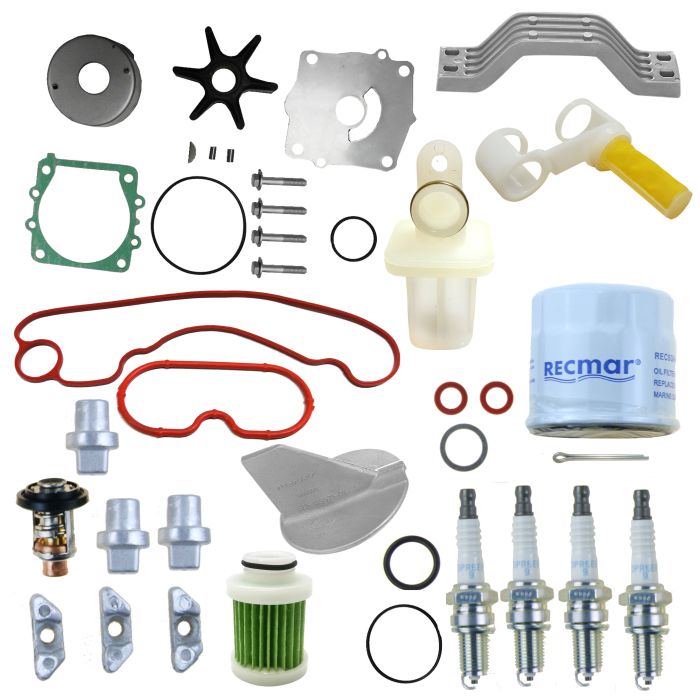 Yamaha 100-Hour Maintenance Kit – Fits Yamaha F115 Outboard Engines (Replaces 6EK-W006A-00-00)