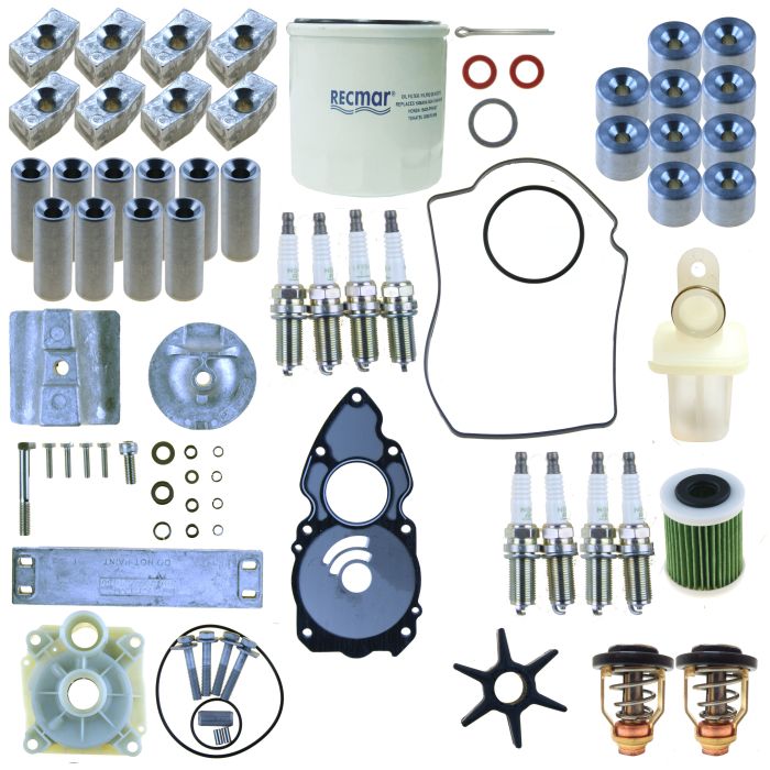 Yamaha 100-Hour Service Kit – Fits Yamaha F225, F250, F300 4.2L V6 Outboards (Replaces LUB-MNTKT-00-19)
